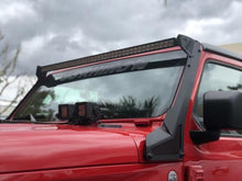 画像をギャラリービューアに読み込む, Go Rhino 18-20 Jeep Wrangler JL/JLU/Gladiator JT XE Windshield Light Bar Mount - 50in Single Row