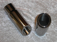 画像をギャラリービューアに読み込む, Stainless Works Double Wall 30 Deg Slash Cut Exhaust Tip 3in Body 2 1/2in ID