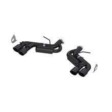 画像をギャラリービューアに読み込む, MBRP 16-19 Chevy Camaro V8 6.2L 6spd 3in Black Race Dual Axle Back w/ 4.5in Quad Dual Wall Tips