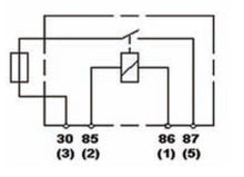画像をギャラリービューアに読み込む, Hella Relay 12V 25A SPST 25A Fuse Bkt