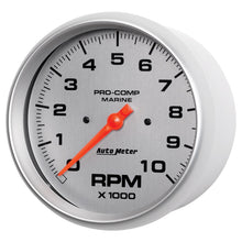 画像をギャラリービューアに読み込む, Autometer Marine Silver Ultra-Lite 5in 10K RPM In-Dash Tachometer Gauge