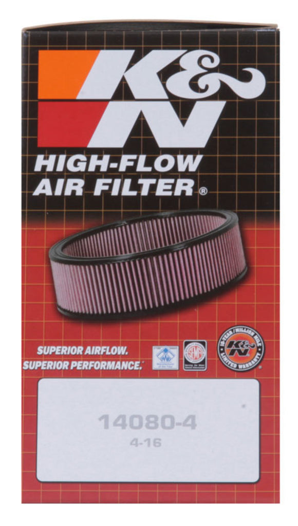 K&N Nissan/Rover Custom Air Filter Bolt-On for Single or Two Barrel Carburetors