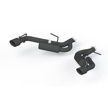画像をギャラリービューアに読み込む, MBRP 16-19 Chevrolet Camaro 2.5in Black Coated Non NPP Axle Back Exhaust System - 4in Dual Wall Tips