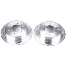 画像をギャラリービューアに読み込む, Power Stop 06-10 Hummer H3 Rear Evolution Drilled &amp; Slotted Rotors - Pair
