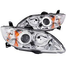 画像をギャラリービューアに読み込む, ANZO 2004-2008 Mazda 3 Projector Headlights w/ Halos Chrome