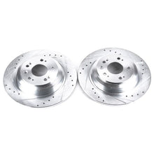 画像をギャラリービューアに読み込む, Power Stop 09-14 Acura TL Rear Evolution Drilled &amp; Slotted Rotors - Pair