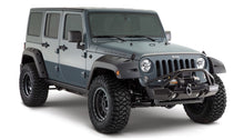 画像をギャラリービューアに読み込む, Bushwacker 07-18 Jeep Wrangler Unlimited Pocket Style Flares 2pc 4-Door Sport Utility Only - Black