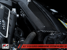 画像をギャラリービューアに読み込む, AWE Tuning Audi RS3 / TT RS 4.5in S-FLO Carbon Inlet Tube