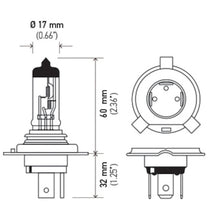 画像をギャラリービューアに読み込む, Hella Bulb H4 12V 60/55W P43t T4.625 +50