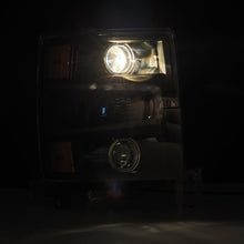 画像をギャラリービューアに読み込む, AlphaRex 14-15 Chevy 1500 PRO-Series Projector Headlights Black w/ Sequential Signal &amp;  DRL