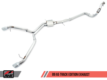 画像をギャラリービューアに読み込む, AWE Tuning Audi B9 A5 Track Edition Exhaust Dual Outlet - Diamond Black Tips (Includes DP)