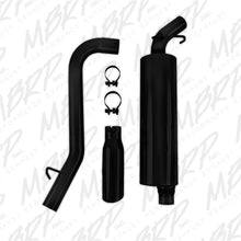 画像をギャラリービューアに読み込む, MBRP 97-99 Jeep Wrangler (TJ) Inline-4 2.5L, Inline-6 4.0L 2 1/2in Cat Back Single Side Black Coated
