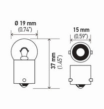 画像をギャラリービューアに読み込む, Hella Bulb 5007 12V 5W Ba15S B6 (2)