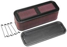 画像をギャラリービューアに読み込む, K&amp;N Custom Racing Assembly 19in x 6.5in Carbon Fiber Air Filter