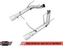 画像をギャラリービューアに読み込む, AWE Tuning S197 Mustang GT Axle-Back Exhaust - Track Edition (Chrome Silver Tips)