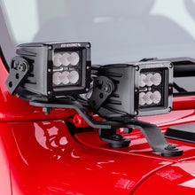 画像をギャラリービューアに読み込む, Go Rhino 18-20 Jeep Wrangler JL/JLU/Gladiator JT Light Mount - Two 3in Cubes Offset