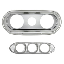 画像をギャラリービューアに読み込む, Autometer 62-65 Chevy Nova (Fits 2 3-3/8in.&amp; 4 2-1/16in. Instruments) Gauge Mount Direct Fit Silver