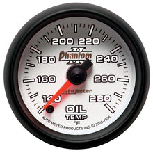 画像をギャラリービューアに読み込む, Autometer Phantom II 52mm Full Sweep Electronic 140-280 Deg F Oil Temperature Gauge