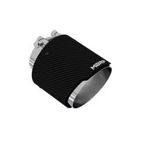 画像をギャラリービューアに読み込む, MBRP Universal Carbon Fiber Tip, 3in. ID./5in. OD./ 6.13in L. Angle Cut Dual Wall