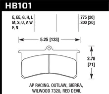 画像をギャラリービューアに読み込む, Hawk AP Racing Essex / Brakeman / CNC / Coleman / Outlaw / Wilwood HT-10 Race Brake Pads