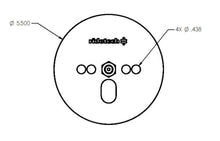 画像をギャラリービューアに読み込む, Ridetech Airspring Pattern Plate wit 7/16 Nut Centered