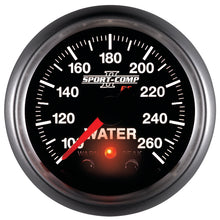 画像をギャラリービューアに読み込む, Autometer Sport-Comp II 52.4mm 100-260 Deg F Water Temp Peak &amp; Warn w/ Electronic Control Gauge