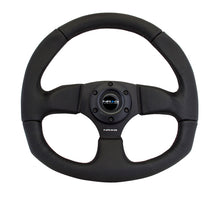 画像をギャラリービューアに読み込む, NRG Reinforced Steering Wheel (320mm Horizontal / 330mm Vertical) Leather w/Black Stitching