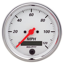 画像をギャラリービューアに読み込む, Autometer Arctic White 3-3/8in Kit Box w/Elec Speedo Elec Oil Press, Water Temp, Volt, Fuel Level