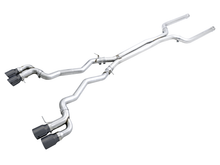 画像をギャラリービューアに読み込む, AWE Tuning 18-19 BMW M5 (F90) 4.4T AWD Cat-Back Exhaust - Track Edition (Diamond Black Tips)