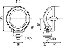 画像をギャラリービューアに読み込む, Hella Work Lamp Na 0Gr Md1224 Lt Mb3 1Gm