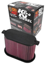 画像をギャラリービューアに読み込む, K&amp;N 08-10 Ford F250 Super Duty 6.4L Drop In Air Filter