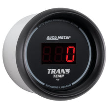 画像をギャラリービューアに読み込む, Autometer Z Series 52mm Black Digital 0-300 Deg F Transmission Temperature Gauge