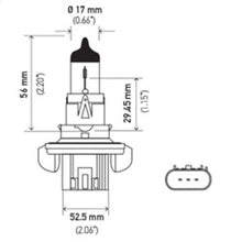 画像をギャラリービューアに読み込む, Hella Bulb H13 9008 12V 60/55W Xen Ylw
