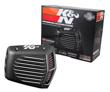 画像をギャラリービューアに読み込む, K&amp;N Street Metal Intake System for 01-16 Harley-Davidson Softail/Dyna - Shaker Black