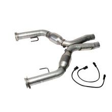 画像をギャラリービューアに読み込む, BBK 05-10 Mustang 4.6 Short Mid X Pipe With Catalytic Converters 2-3/4 For BBK Long Tube Headers