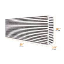 画像をギャラリービューアに読み込む, Mishimoto Universal Air-to-Air Intercooler Core - 28in / 10.5in / 3.5in
