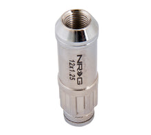 画像をギャラリービューアに読み込む, NRG 700 Series M12 X 1.25 Steel Lug Nut w/Dust Cap Cover Set 21 Pc w/Locks &amp; Lock Socket - Silver