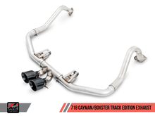 画像をギャラリービューアに読み込む, AWE Tuning Porsche 718 Boxster / Cayman Track Edition Exhaust - Chrome Silver Tips