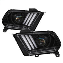 画像をギャラリービューアに読み込む, Spyder Ford Mustang 10-13 Projector Headlights - HID Model Only - Black PRO-YD-FM2010V2-HID-BK