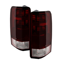 画像をギャラリービューアに読み込む, xTune Dodge Nitro 07-11 OEM Style Tail Lights Red Smoked ALT-JH-DNIT07-OE-RSM