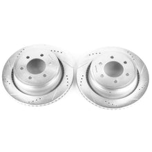 画像をギャラリービューアに読み込む, Power Stop 12-18 Ford F-150 Rear Evolution Drilled &amp; Slotted Rotors - Pair