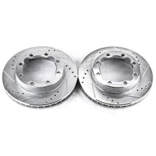 画像をギャラリービューアに読み込む, Power Stop 94-99 Chevrolet K1500 Suburban Front Evolution Drilled &amp; Slotted Rotors - Pair