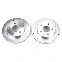 画像をギャラリービューアに読み込む, Power Stop 93-97 Ford Thunderbird Rear Evolution Drilled &amp; Slotted Rotors - Pair