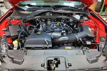 画像をギャラリービューアに読み込む, JLT 15-19 Ford Mustang Black Textured Coolant Tank Cover