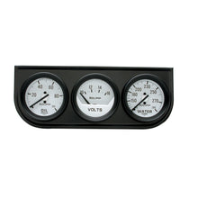 画像をギャラリービューアに読み込む, Autometer AutoGage 3-Gauge Console 52.4mm Mech 0-100 PSI Oil Press/ 10-16 V / 100-280 Deg Water Temp