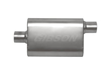 画像をギャラリービューアに読み込む, Gibson CFT Superflow Center/Offset Oval Muffler - 4x9x13in/3in Inlet/3in Outlet - Stainless