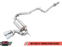 画像をギャラリービューアに読み込む, AWE Tuning Ford Focus ST Touring Edition Cat-Back Exhaust - Resonated - Diamond Black Tips