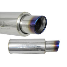 画像をギャラリービューアに読み込む, Injen 3.00 Universal Muffler w/Titanium burnt rolled Tip and stainless steel resonated inner wall