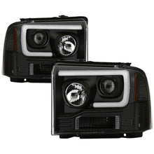 画像をギャラリービューアに読み込む, Spyder 05-07 Ford F250/350/450 Super Duty Projector LED Black PRO-YD-FS05V2PL-BK