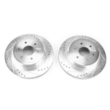 画像をギャラリービューアに読み込む, Power Stop 16-18 Nissan Titan XD Rear Evolution Drilled &amp; Slotted Rotors - Pair